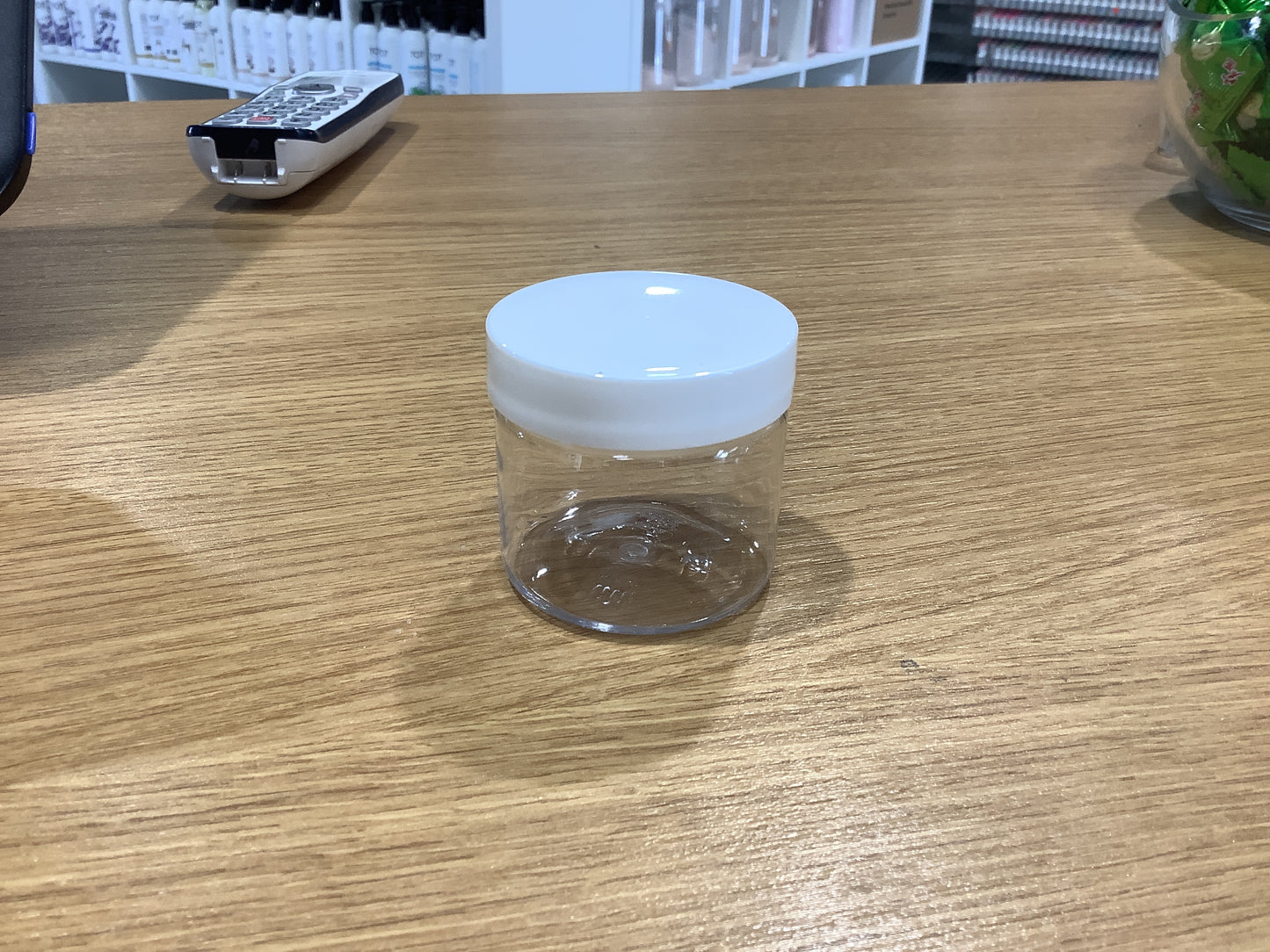 EMPTY PLASTIC JAR 2OZ
