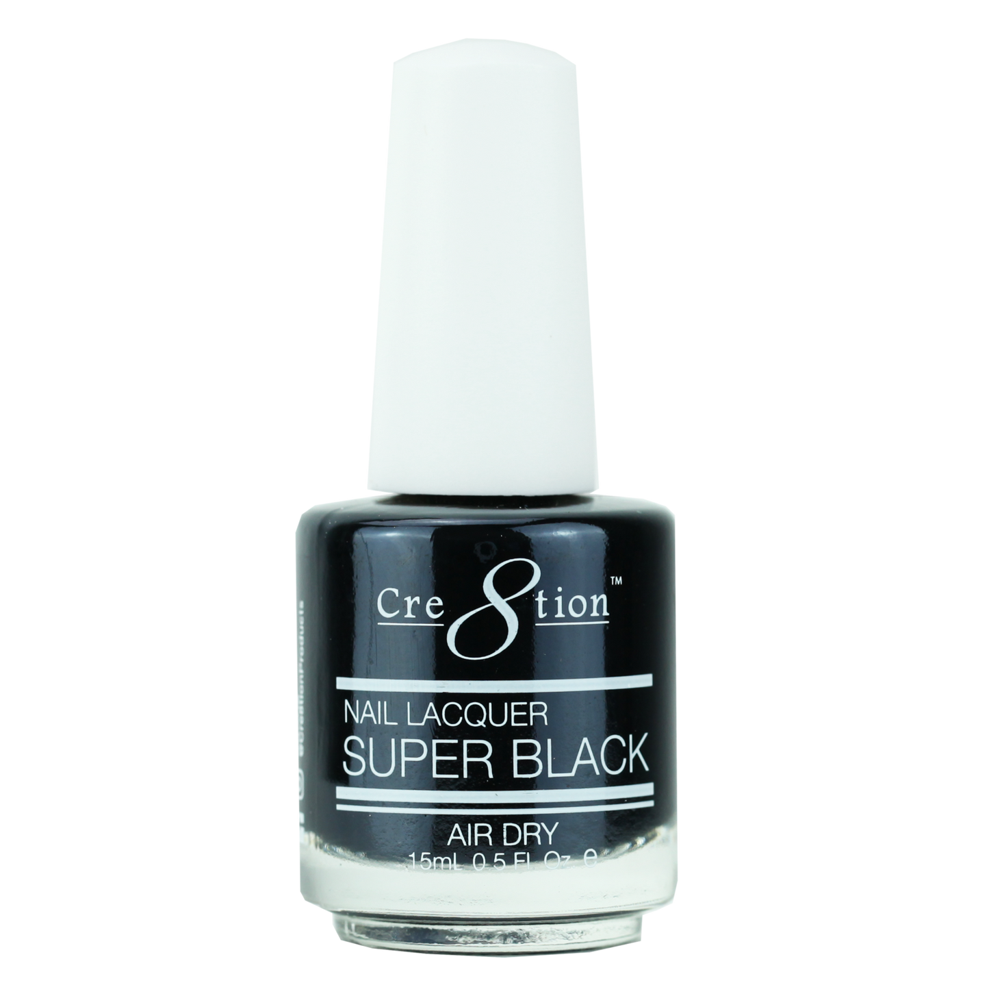 CRE8TION NAIL LACQUER SUPER BLACK