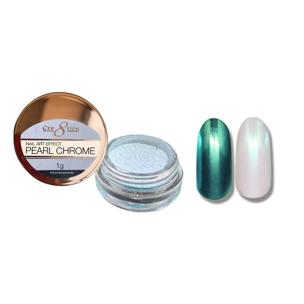 CRE8TION PEARL CHROME NAIL ART EFFECT