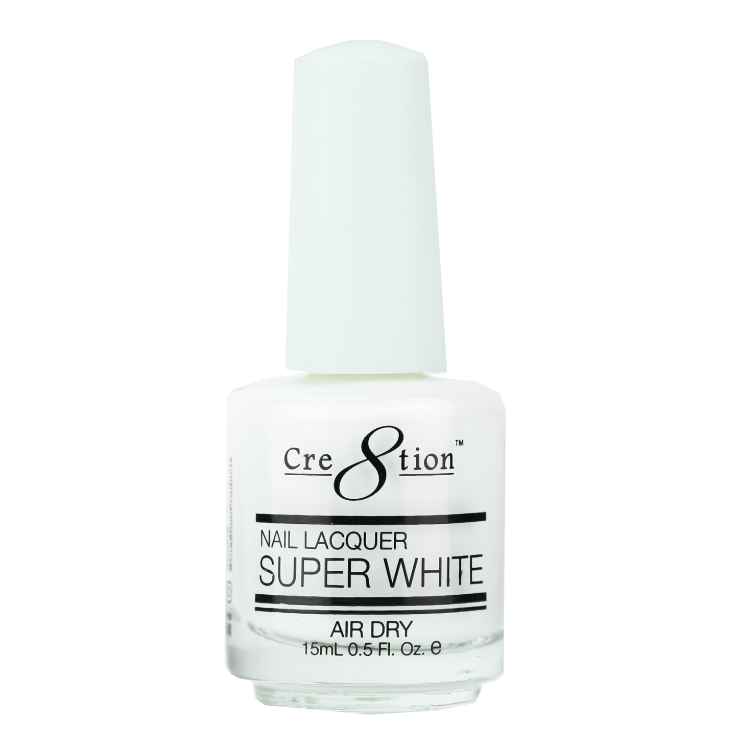 CRE8TION NAIL LACQUER SUPER WHITE