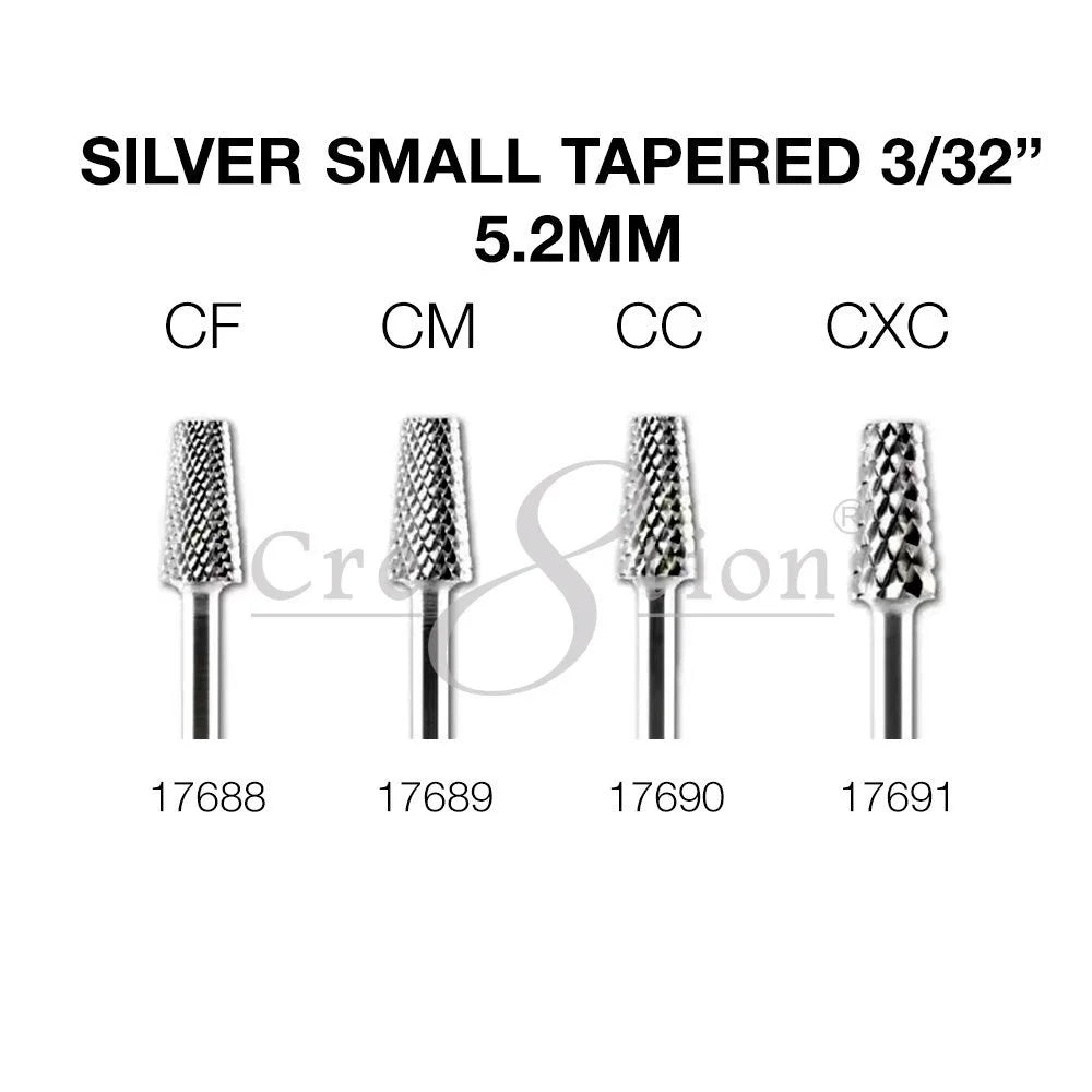 CRE8TION SILVER SMALL TAPERED 3/32"