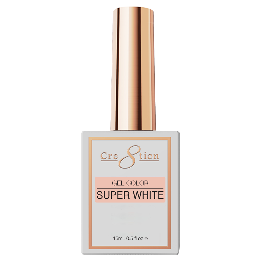 CRE8TION SOAK OFF GEL SUPER WHITE