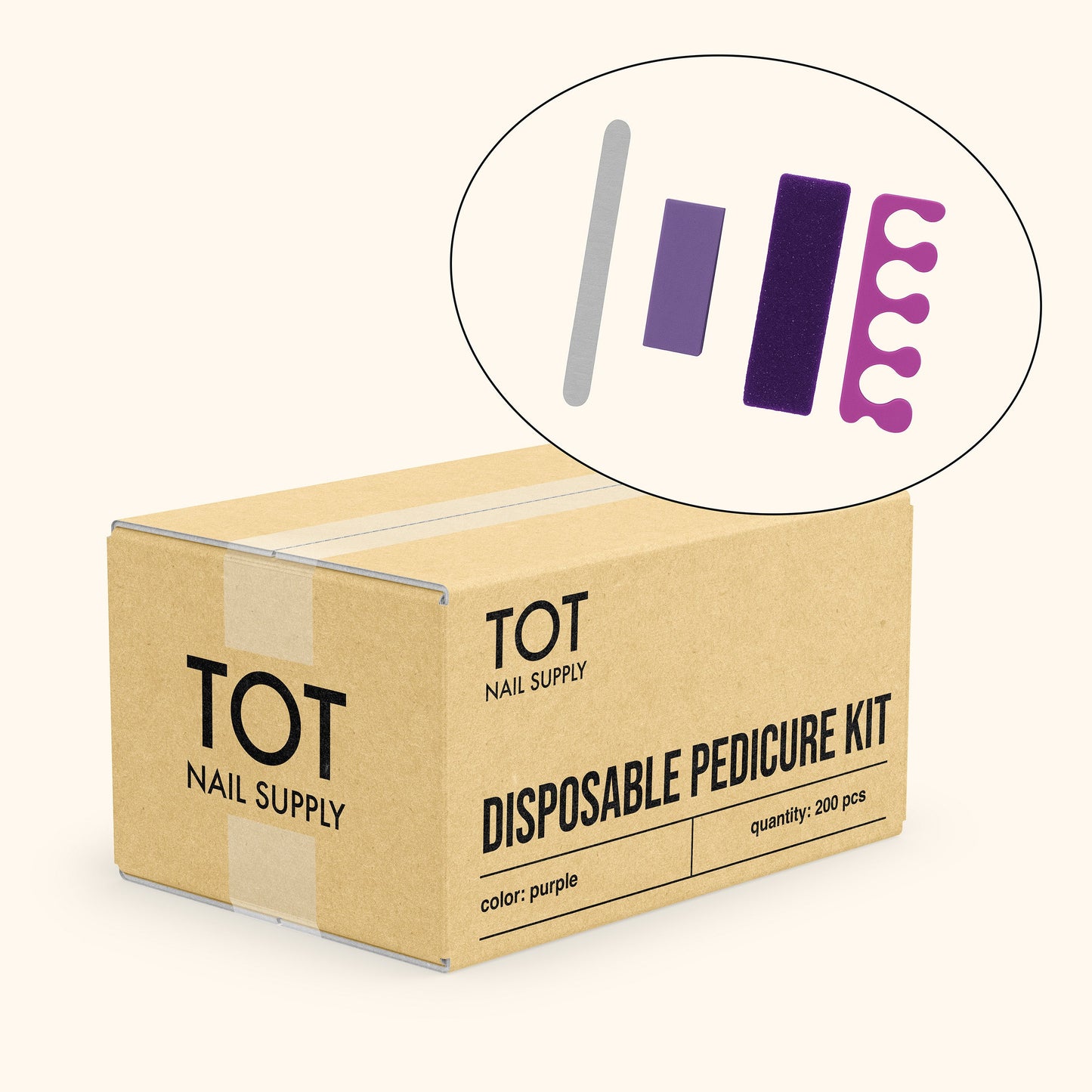 TOT DISPOSABLE PEDICURE KIT