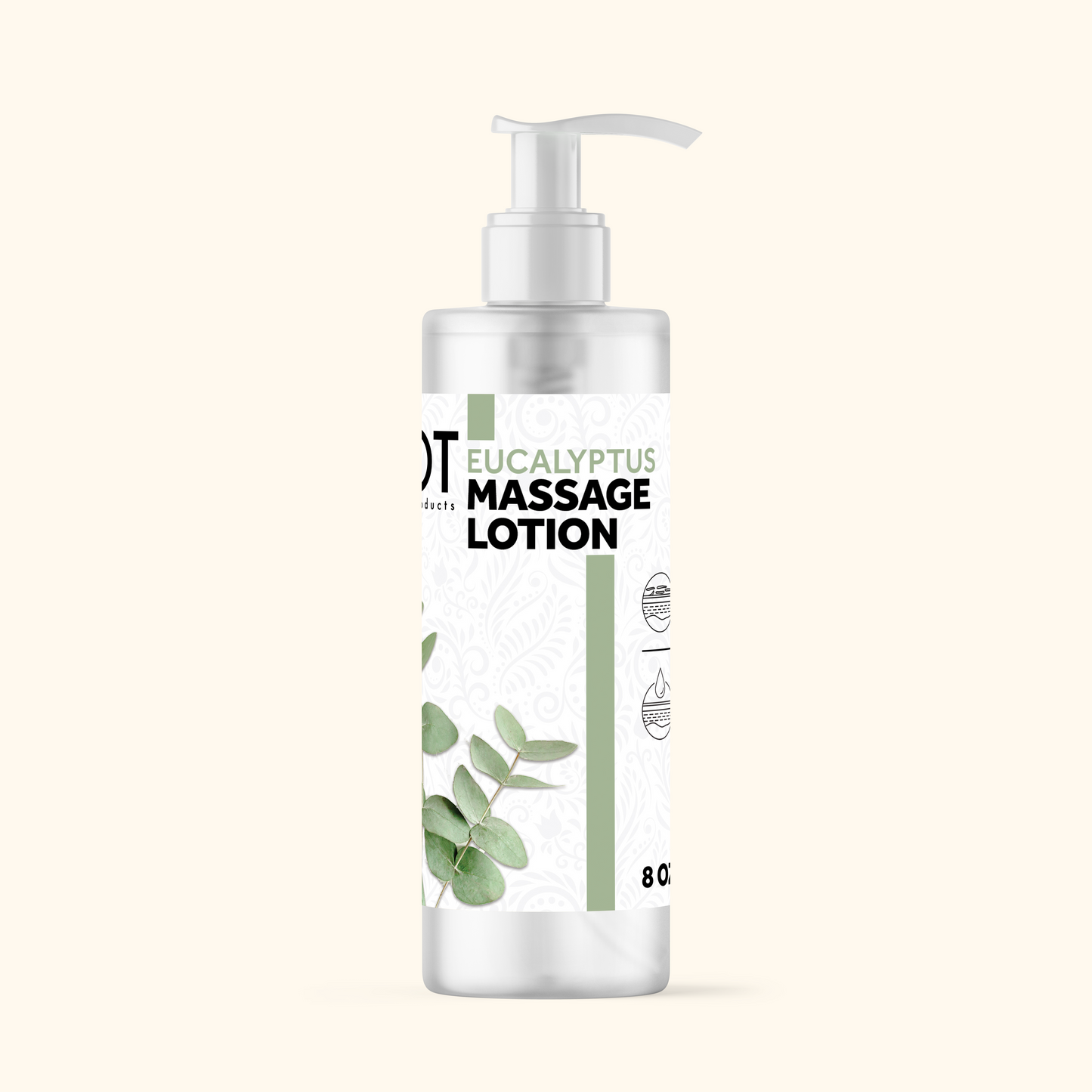 TOT MASSAGE LOTION 8 OZ CASE