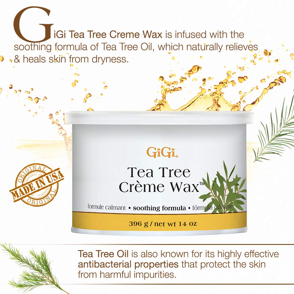 GIGI TEA TREE INFUSED CRÈME WAX