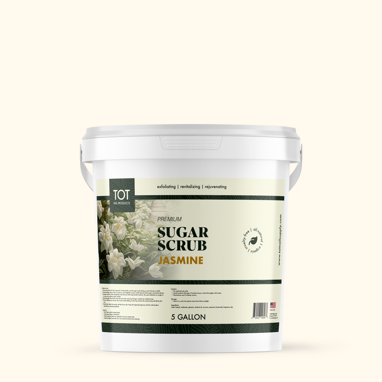 TOT Sugar Scrub Jasmine 16oz Case