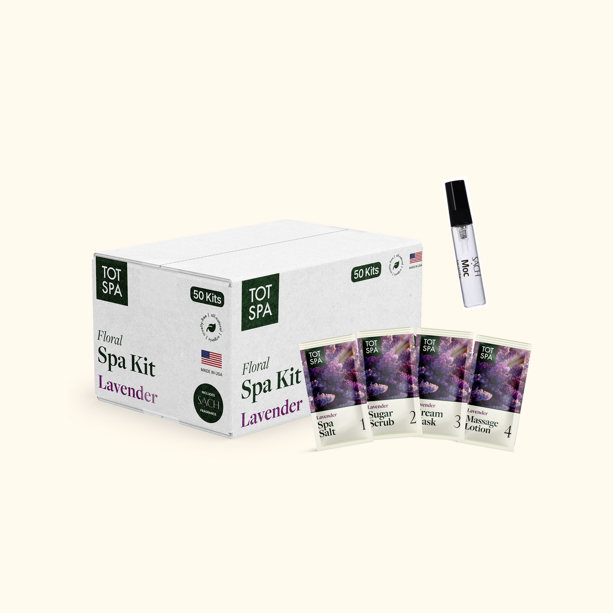 TOT 4 Step Spa Kit + SACH Case