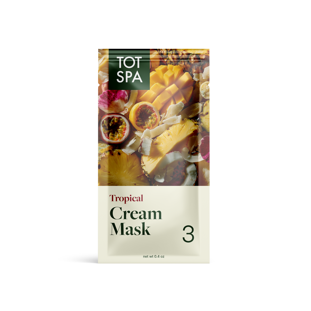 TOT Cream Mask Tropical Pouch 300 PC