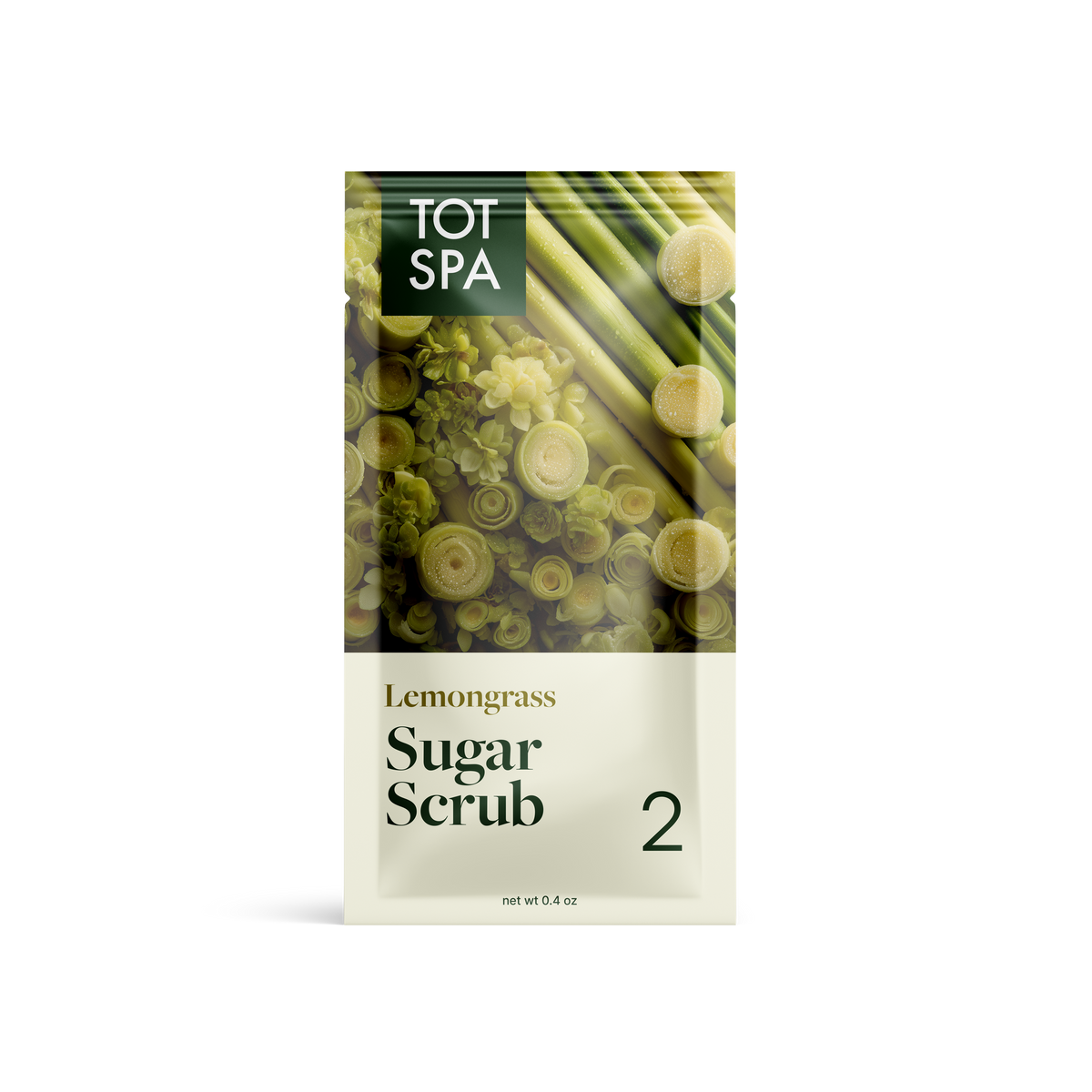 TOT Sugar Scrub Lemongrass Pouch 1 PC