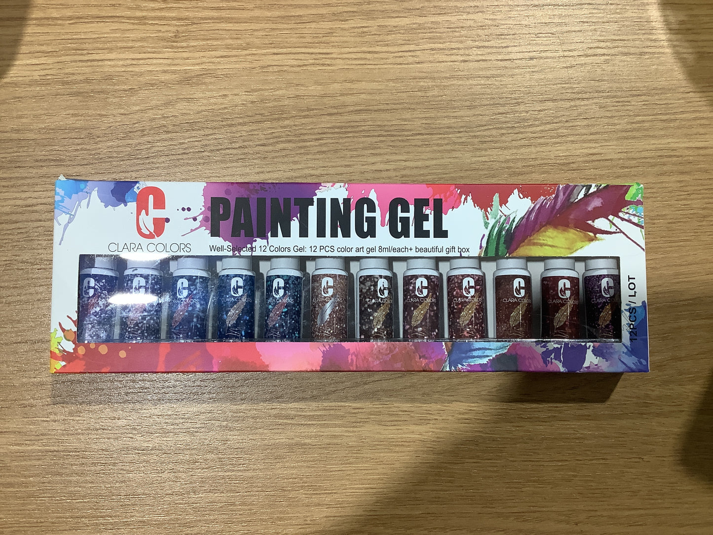 CLARA COLORS PAINTING GEL (1 PACK/12PC)