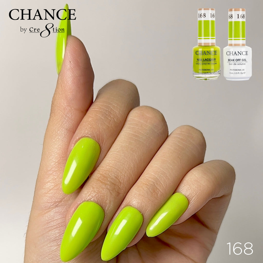 Chance by Cre8tion Gel & Nail Lacquer Duo 168 — swatch (CR8-DUO-168)