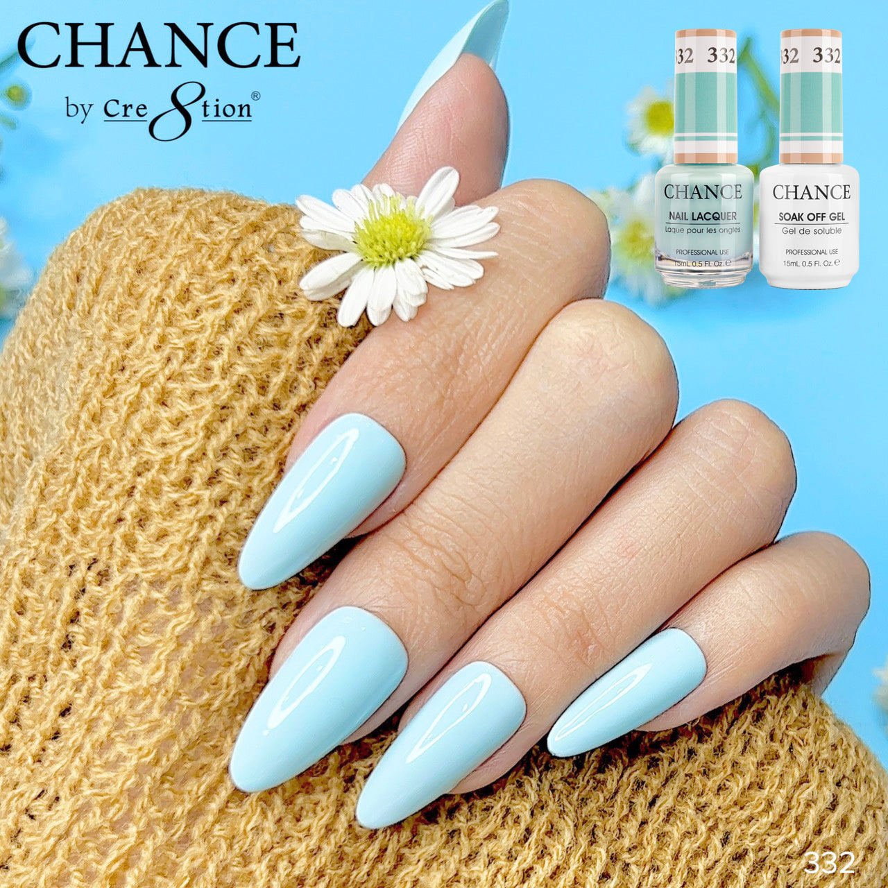 Chance by Cre8tion Matching Trio 332 — swatch (CR8-TRIO-332)