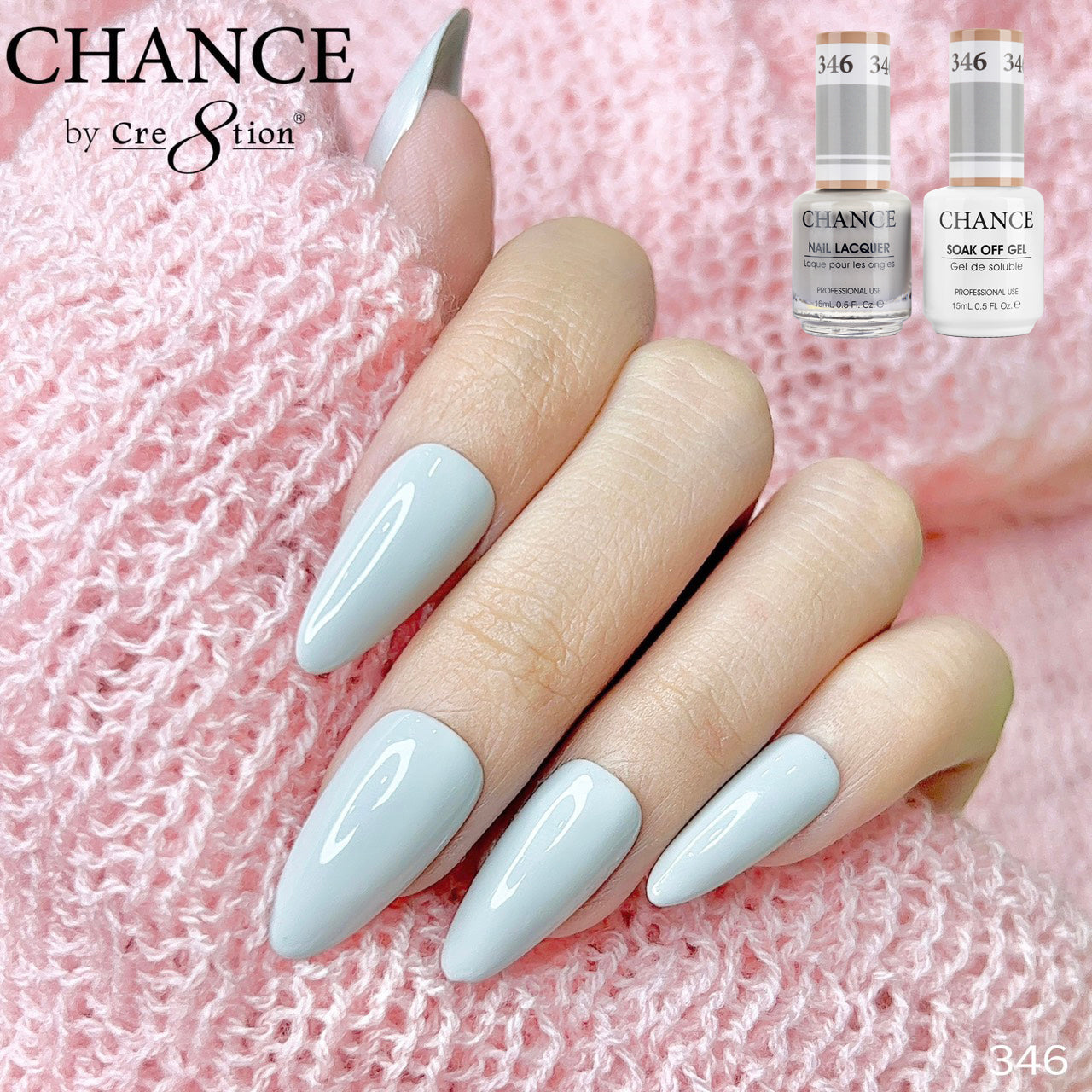 Chance by Cre8tion Matching Powder 346 — swatch (CR8-POW-346)