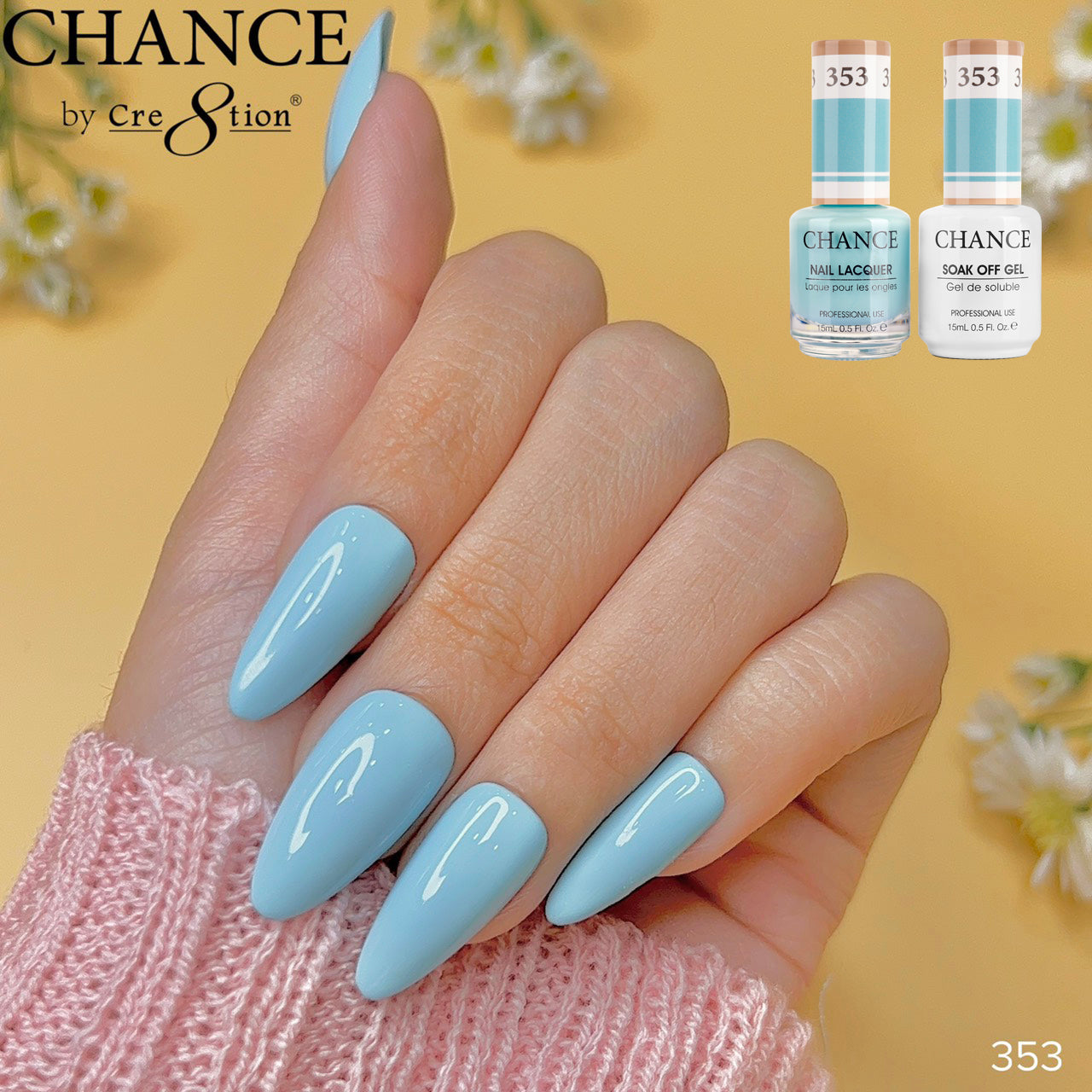 Chance by Cre8tion Matching Trio 353 — swatch (CR8-TRIO-353)
