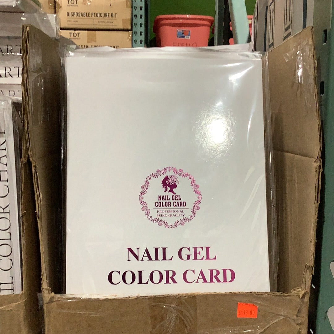 DL NAIL POLISH COLOR CHART BOX 216 PC