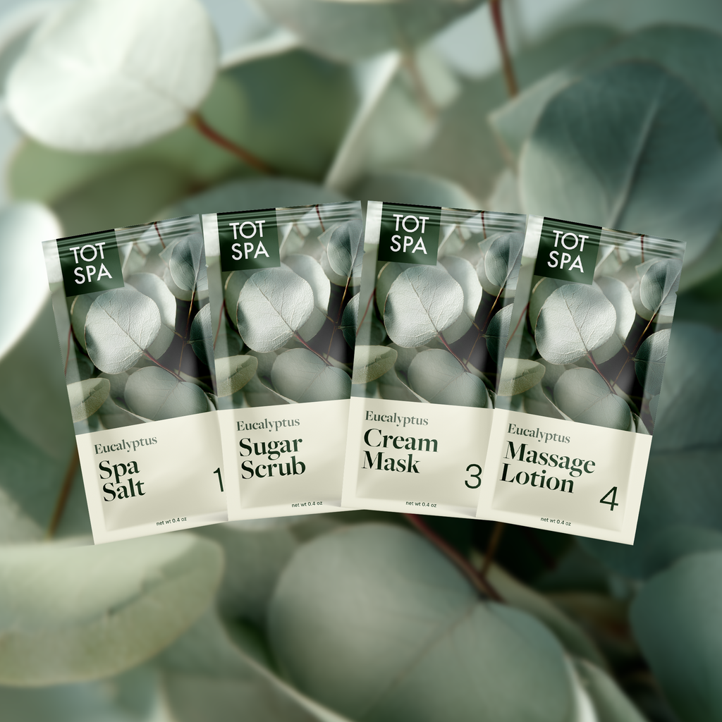 TOT 4 Step Spa Kit Eucalyptus pouches