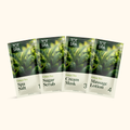 TOT SPA 4 Step Spa Kit + SACH Fragrance Green Tea pouch spread