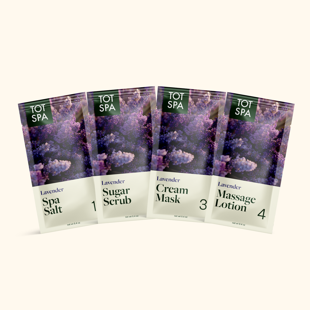 TOT 4 Step Spa Kit Lavender Case