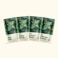 TOT SPA 4 Step Spa Kit + SACH Fragrance Mint pouch spread