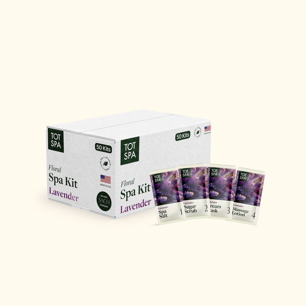 TOT 4 Step Spa Kit Lavender Case