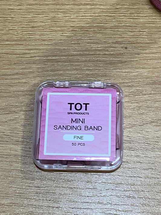 TOT MINI SANDING BAND 50 PC