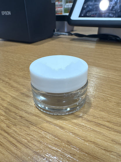 EMPTY GLASS JAR 0.5OZ