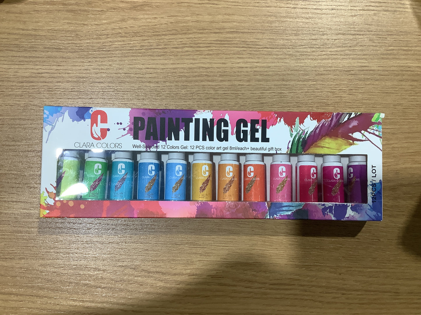 CLARA COLORS PAINTING GEL (1 PACK/12PC)