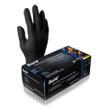 Aurelia Bold nitrile powder free black examination glove and box