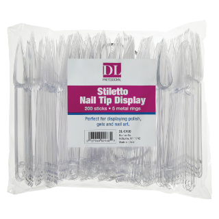 DL STILETTO NAIL TIP DISPLAY (200 STICKS)