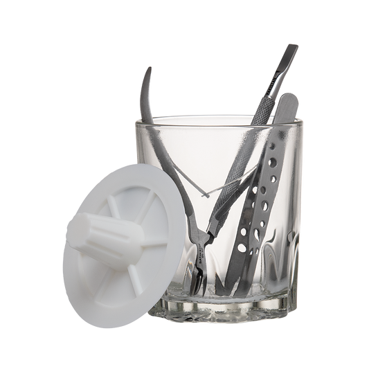 DL GLASS STERILIZING JAR (4 OZ)