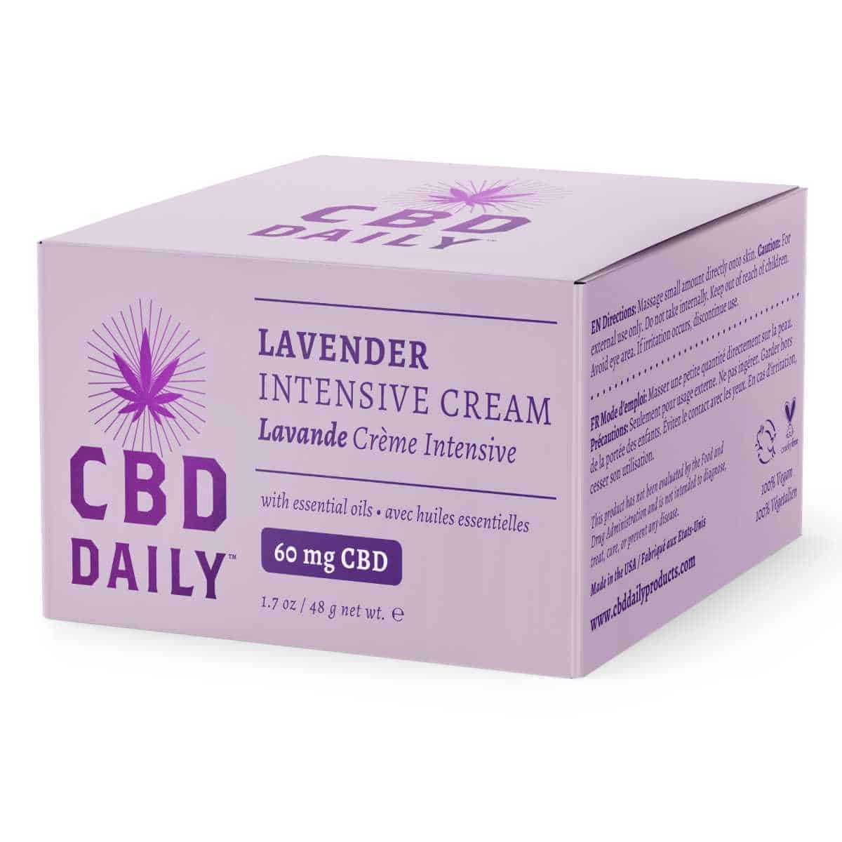 CBD DAILY LAVENDER INTENSIVE CREAM WITH ESSENTIAL OILS