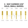 CRE8TION GOLD 3-WAY CARBIDE SMALL BARREL 3/32"