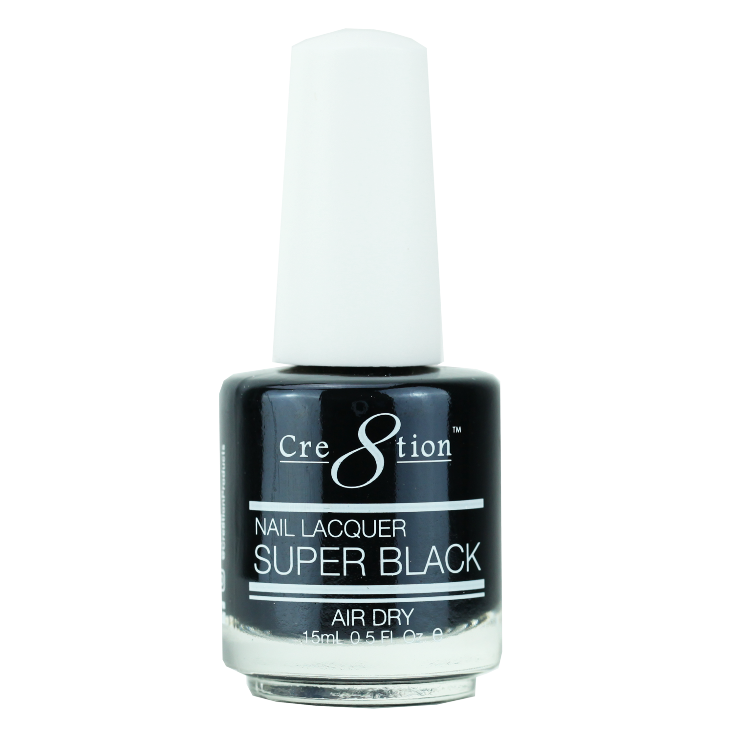 CRE8TION NAIL LACQUER SUPER BLACK