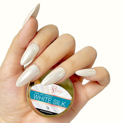 CRE8TION WHITE SILK NAIL ART EFFECT