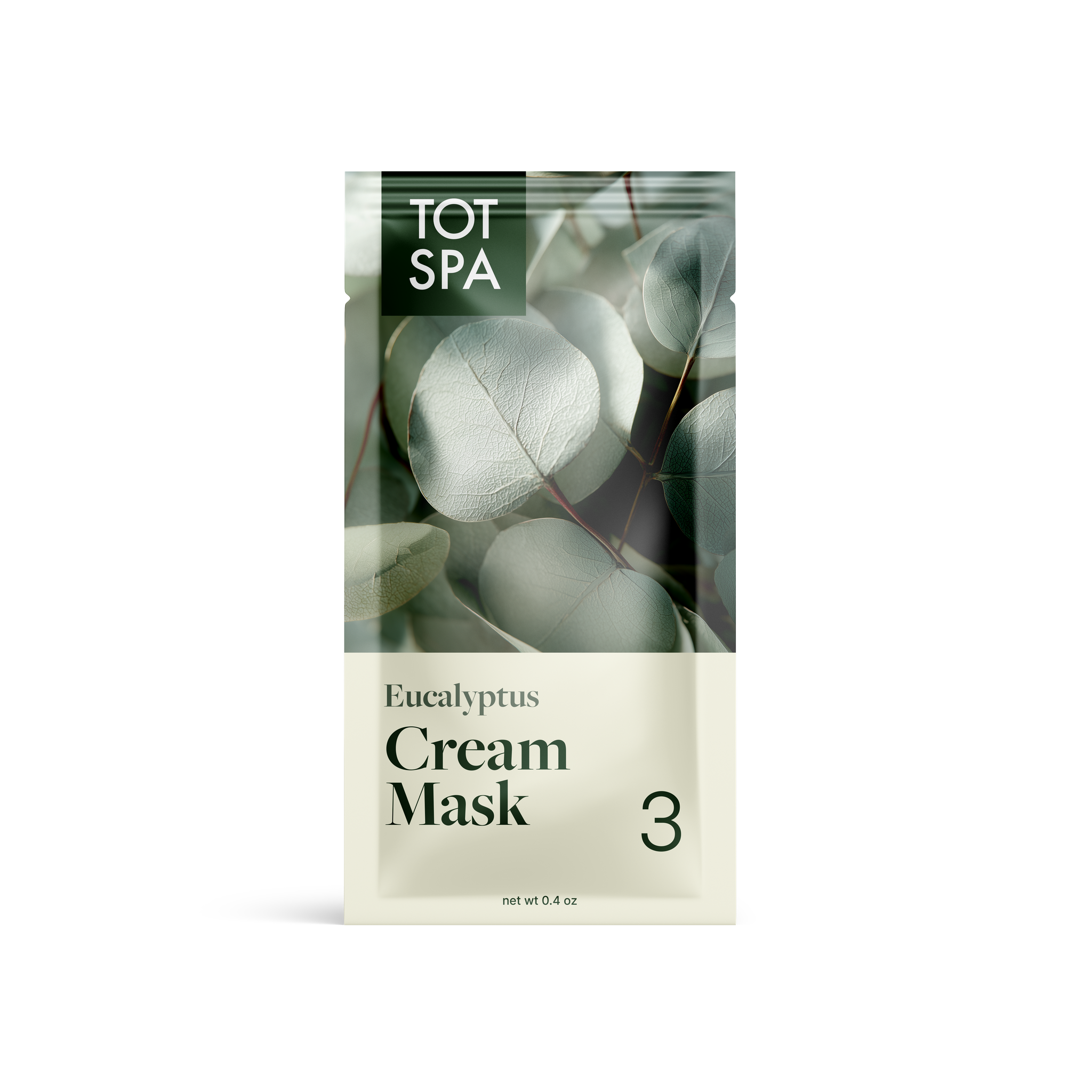 TOT Cream Mask Eucalyptus Pouch 300 PC