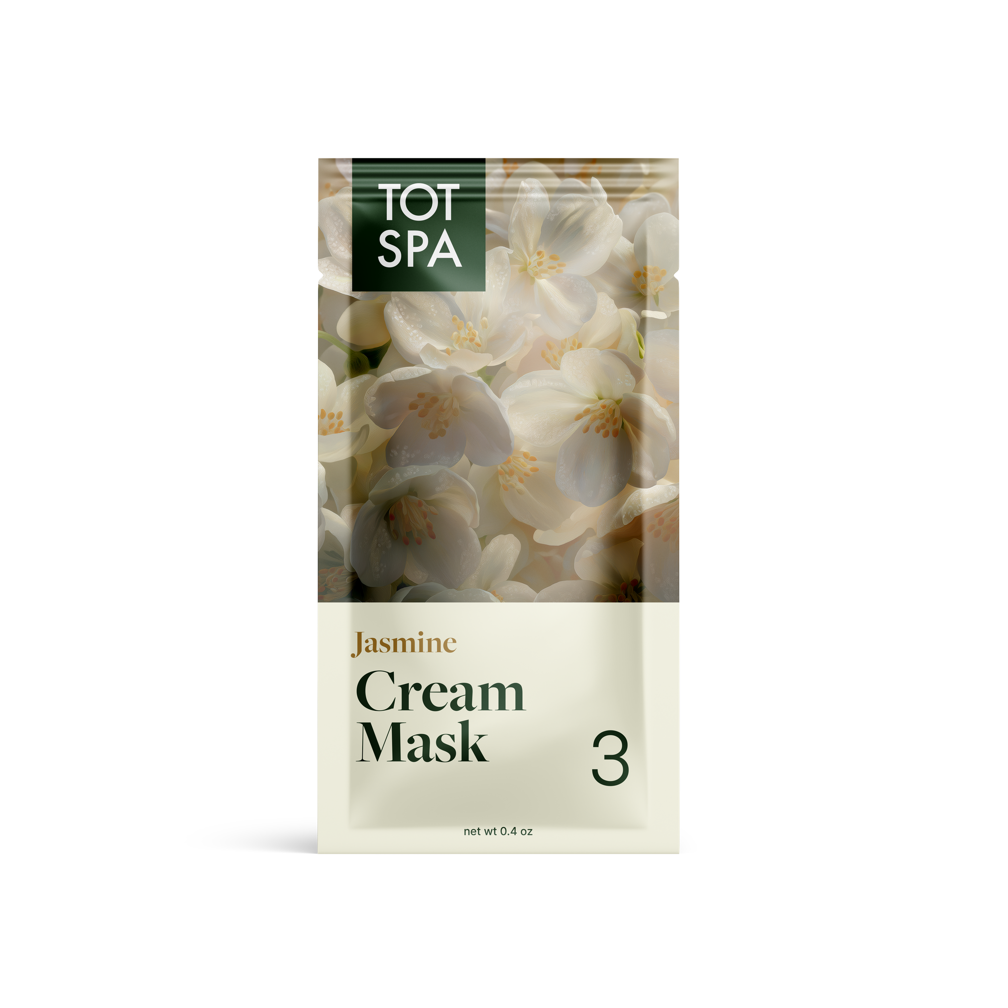 TOT Cream Mask Jasmine Pouch 300 PC