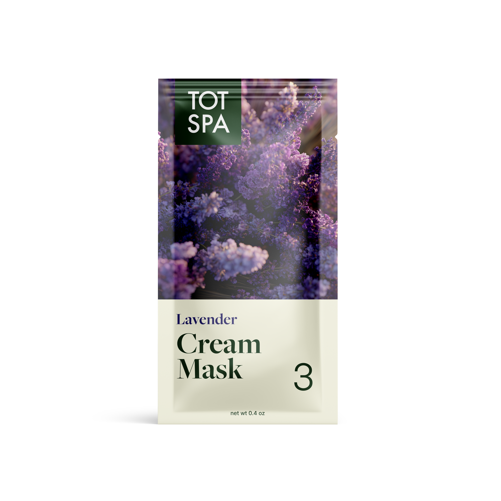 TOT Cream Mask Lavender Pouch 300 PC