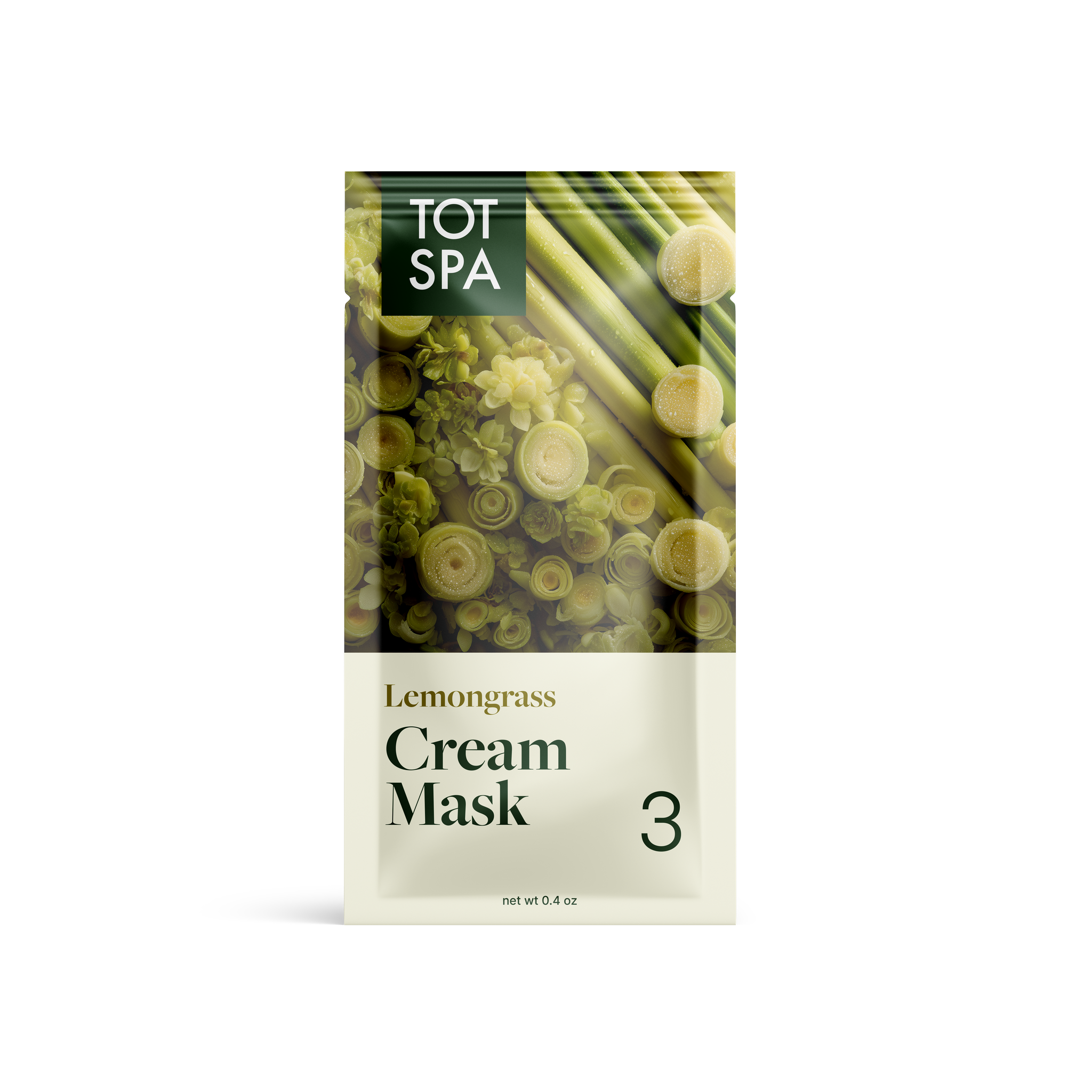 TOT Cream Mask Lemongrass Pouch 300 PC