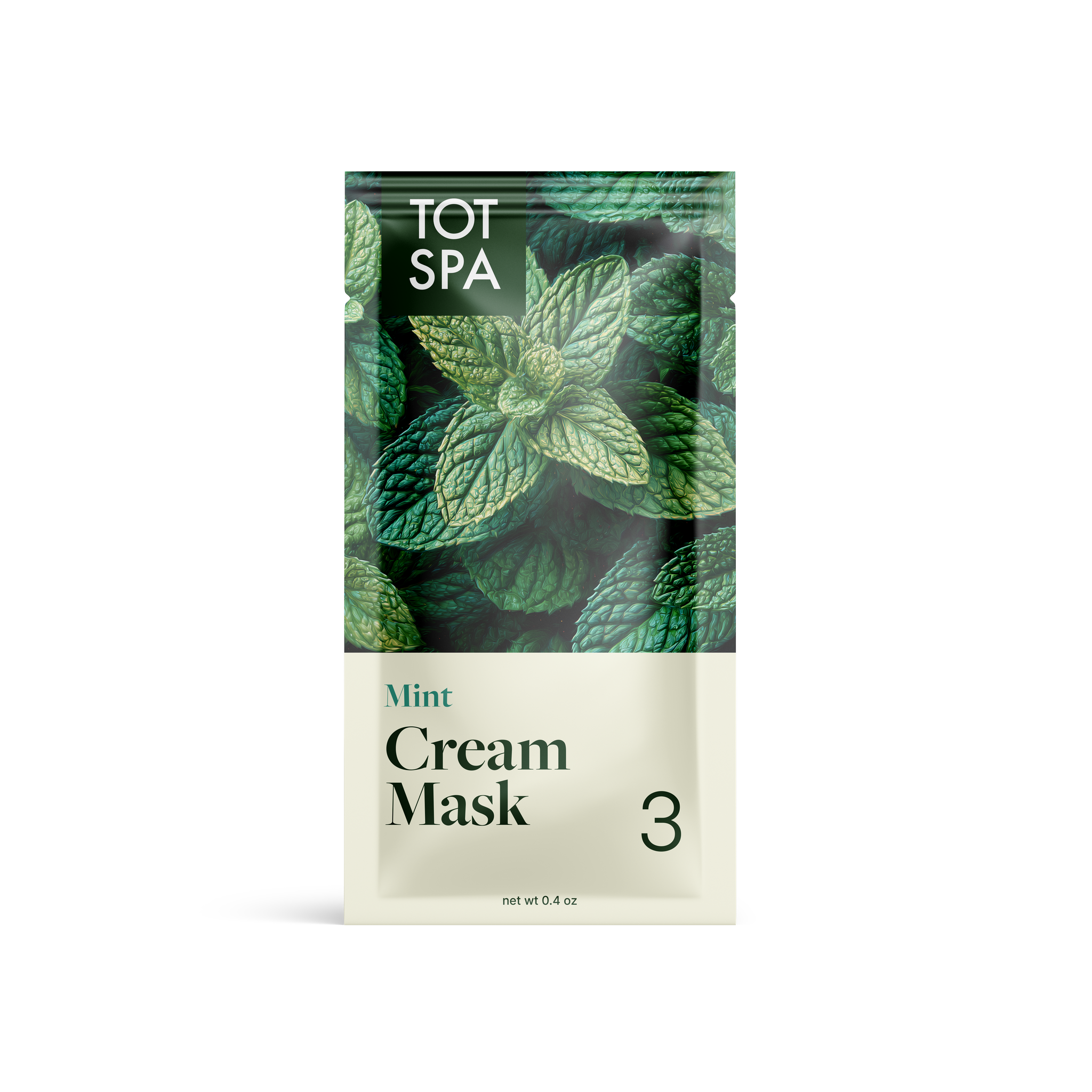 TOT Cream Mask Mint Pouch 300 PC