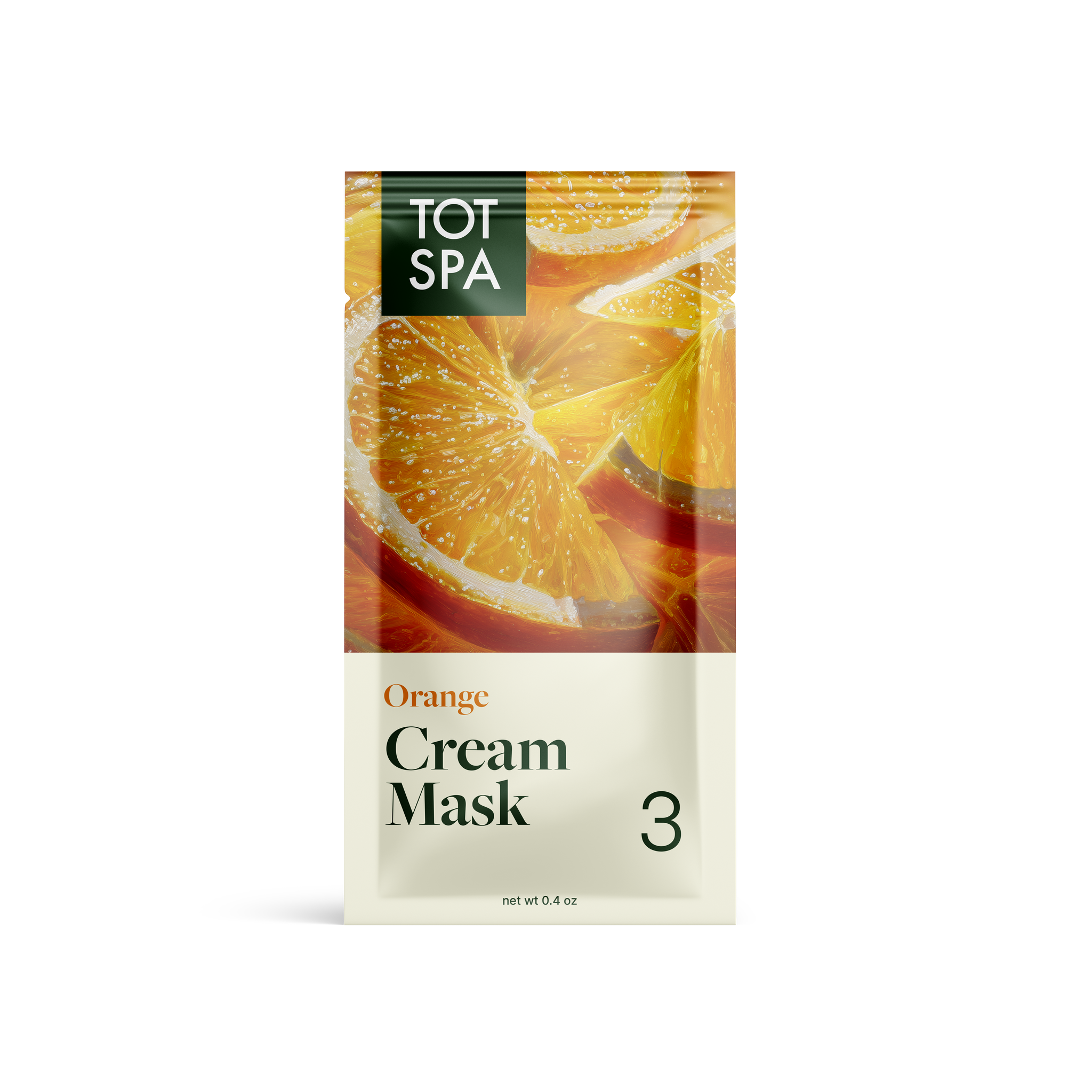 TOT Cream Mask Orange Pouch 300 PC