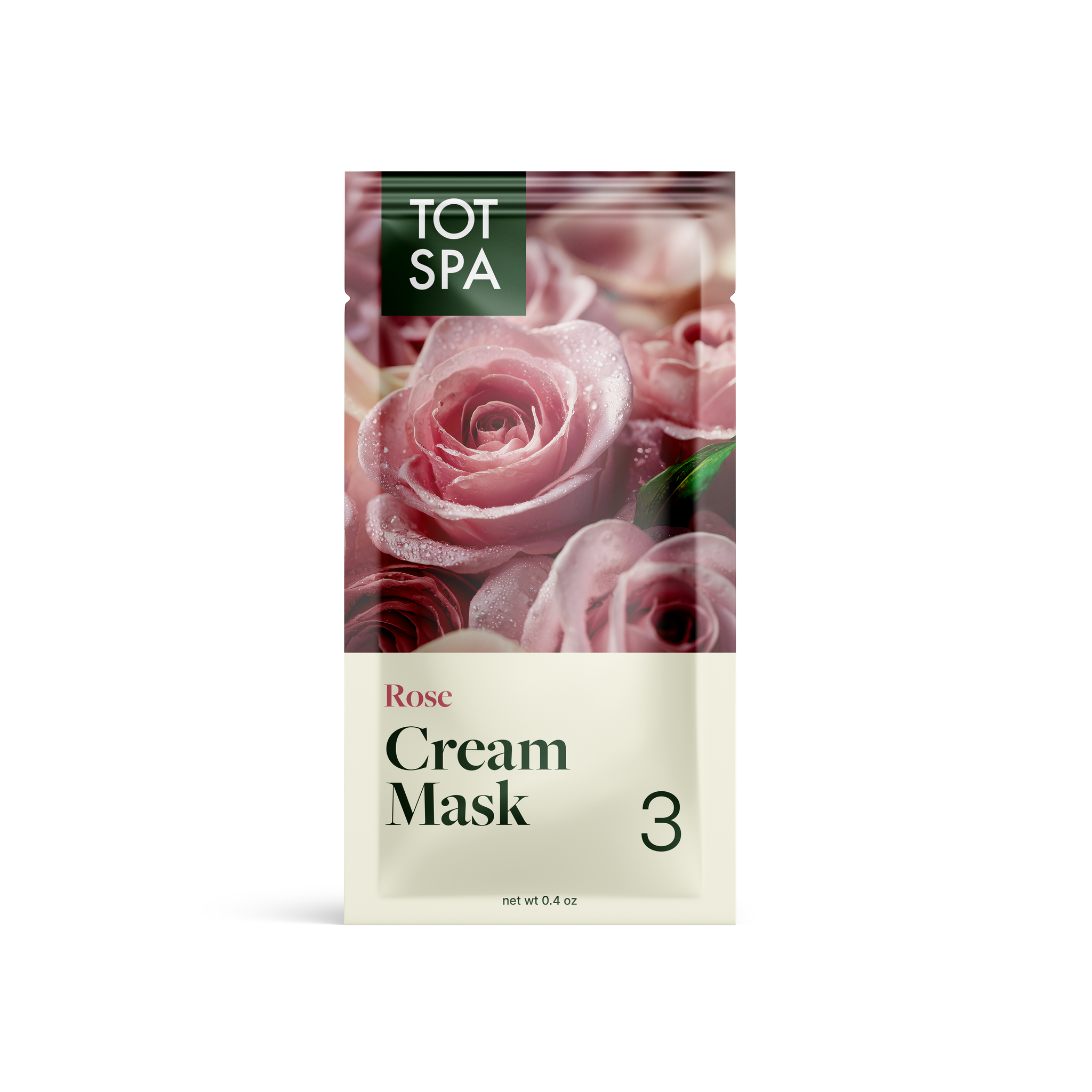 TOT Cream Mask Rose Pouch 300 PC