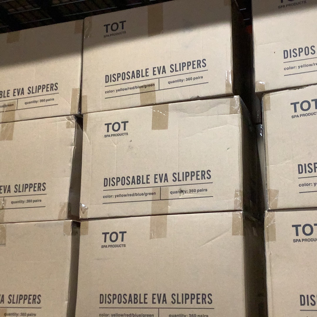 DISPOSABLE EVA SLIPPERS (360 PAIRS)
