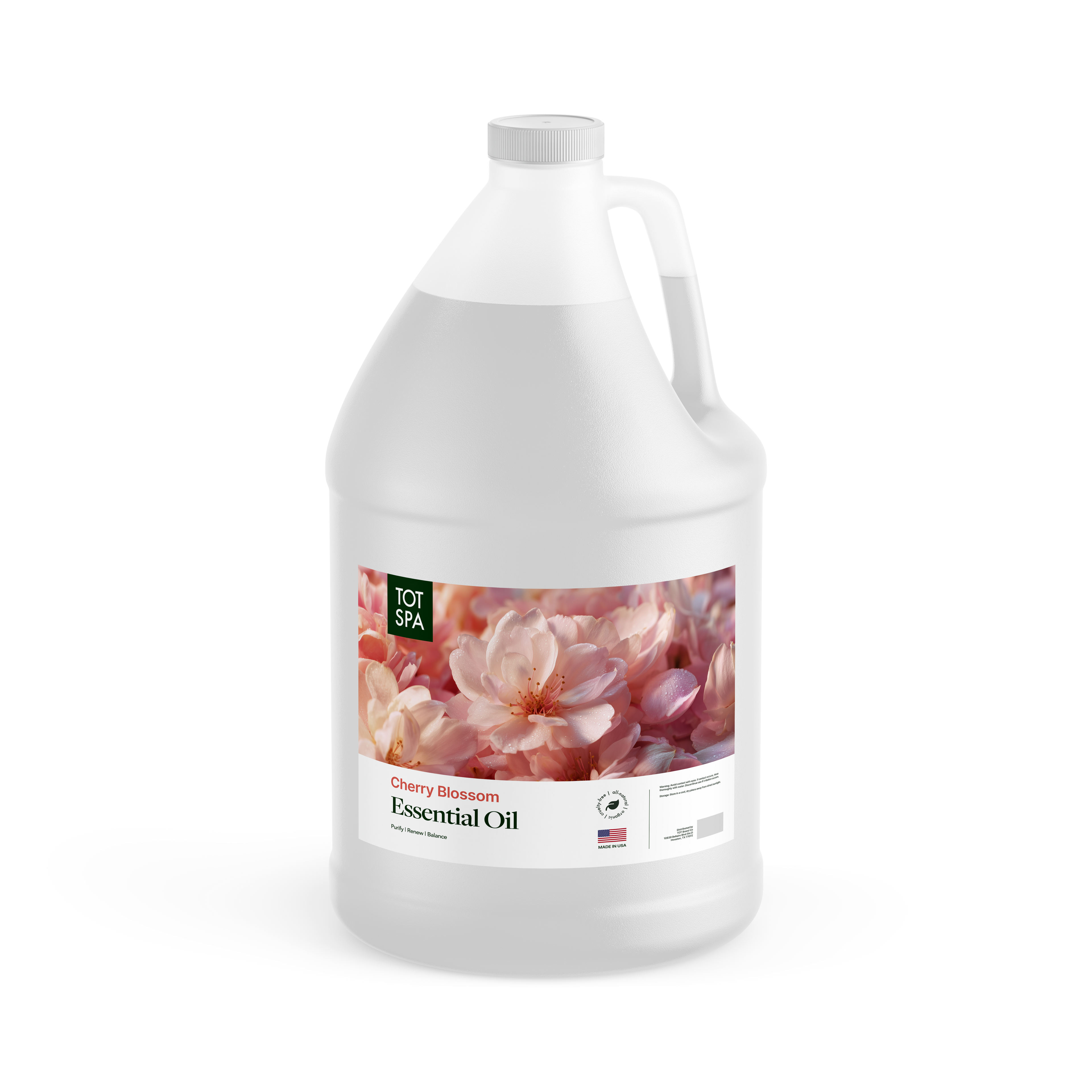 TOT Spa Essential Oil Cherry Blossom 1 Gallon