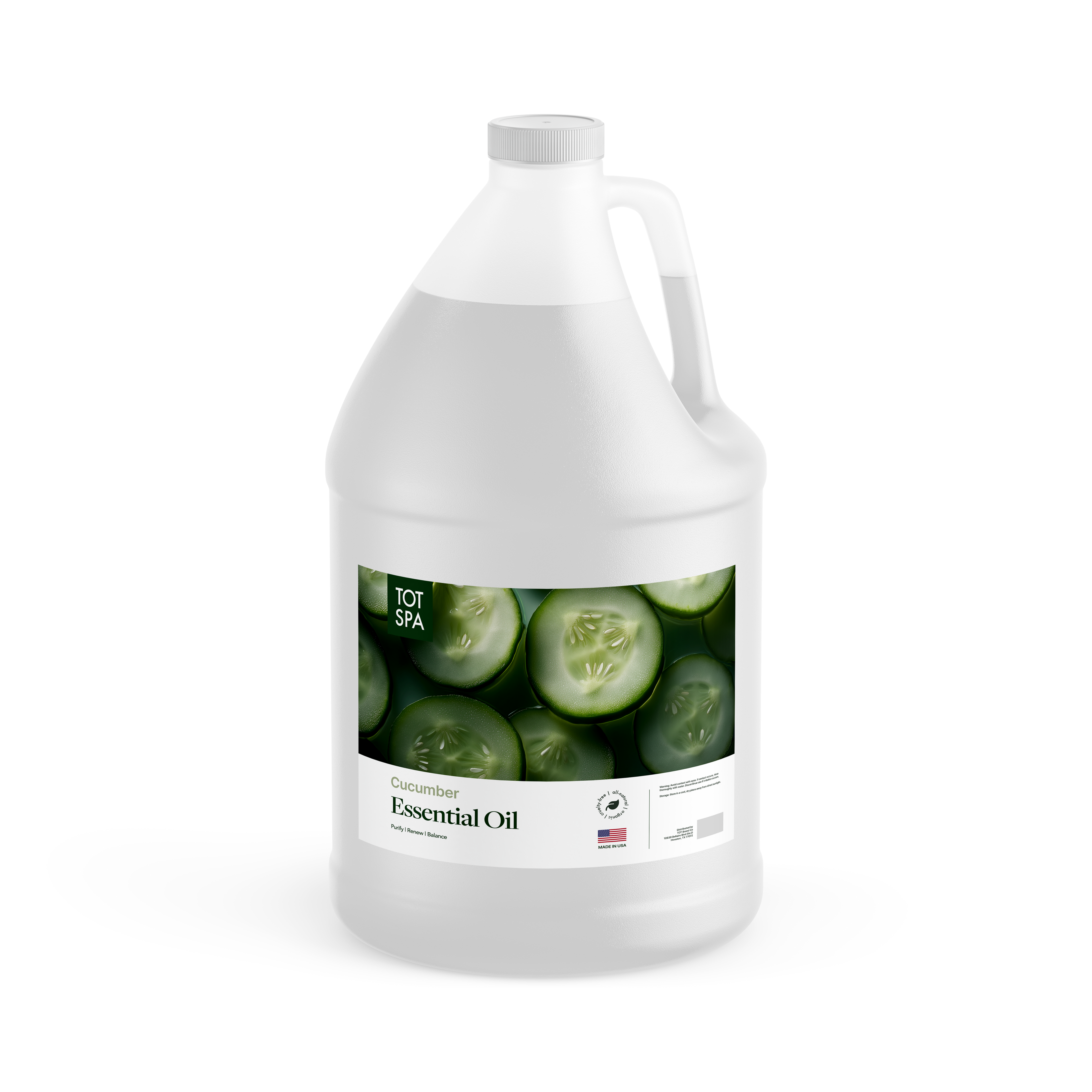TOT Spa Essential Oil Cucumber 1 Gallon