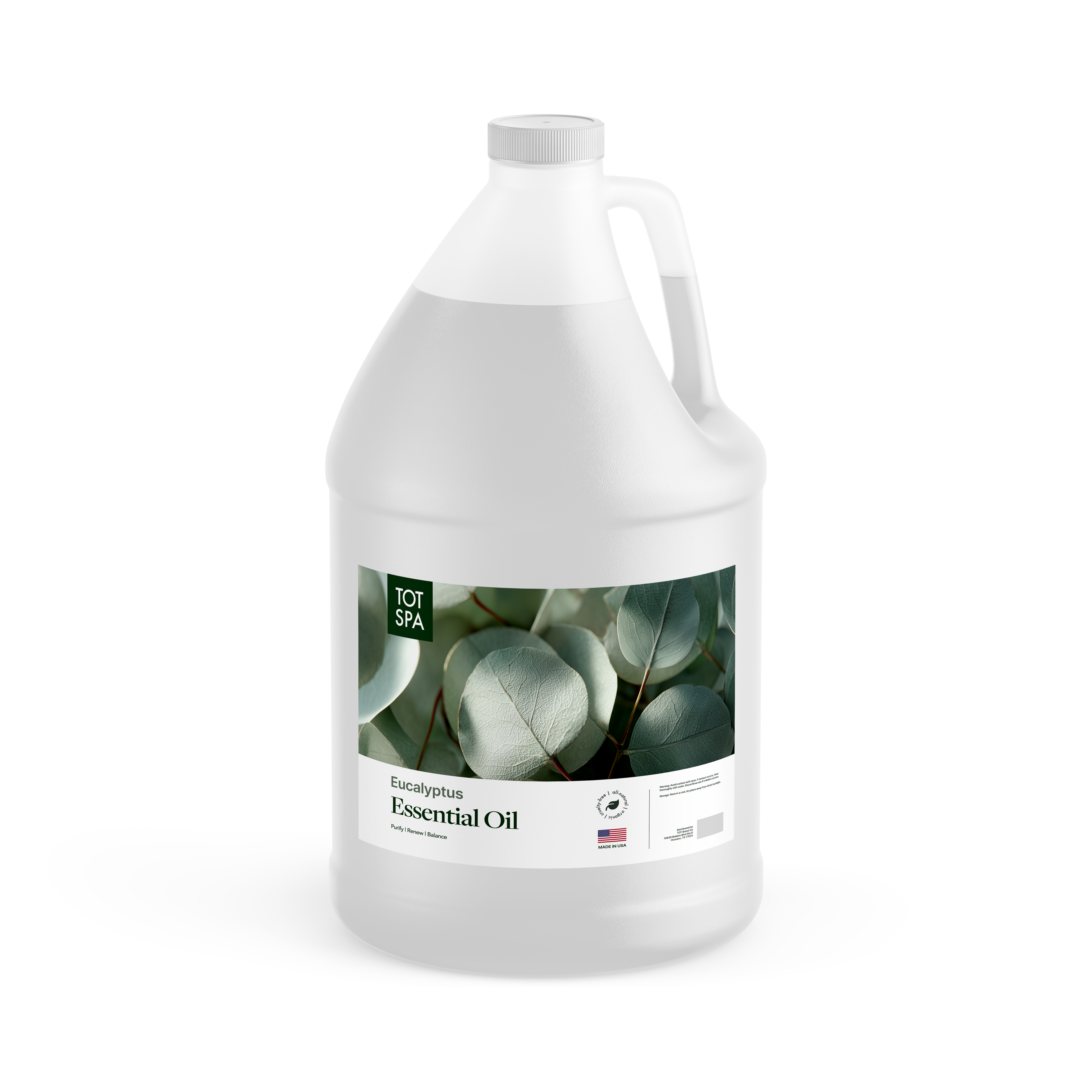 TOT Spa Essential Oil Eucalyptus 1 Gallon