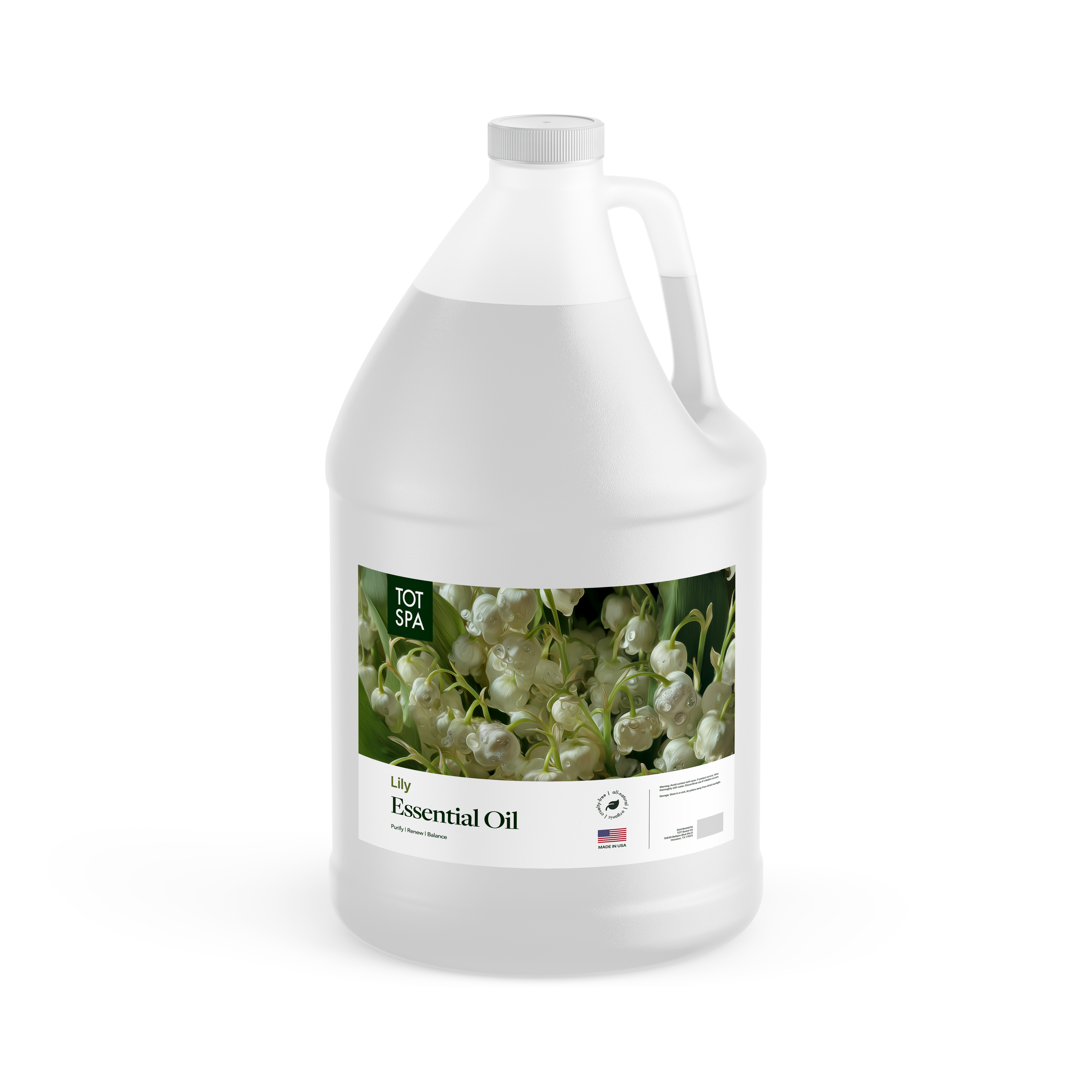 TOT Spa Essential Oil Lily of the Valley 1 Gallon