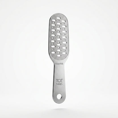 TOT NAILS Stainless Steel Dual-Sided Foot File