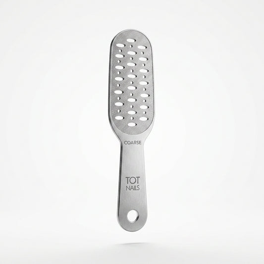 TOT NAILS Stainless Steel Dual-Sided Foot File