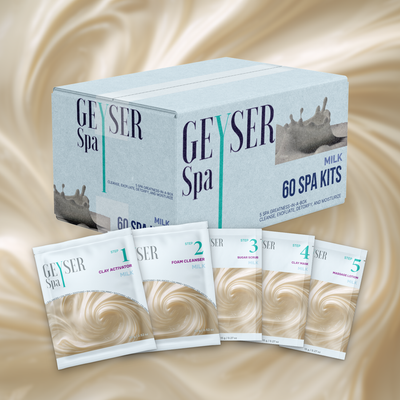 Geyser Spa Milk case and pouches