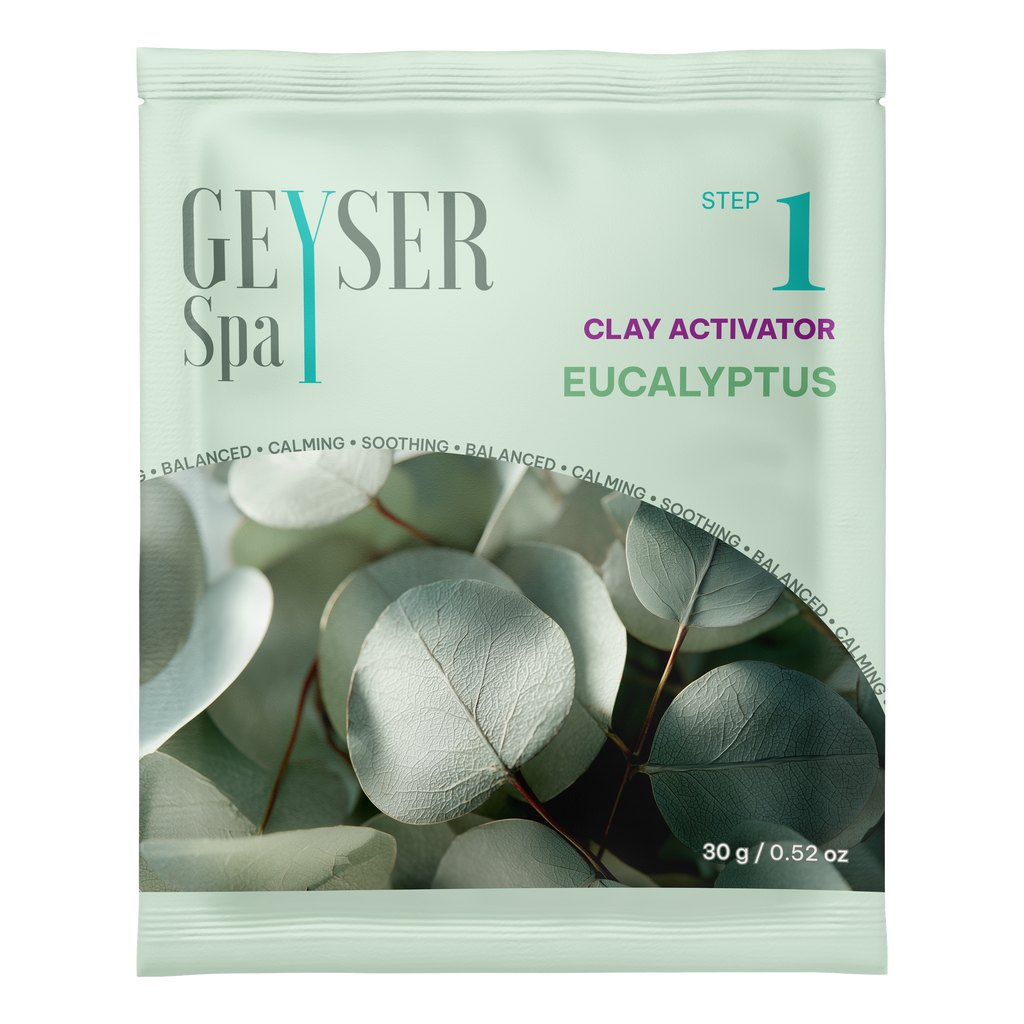 Geyser Spa Eucalyptus Step 1 Clay Activator pouch